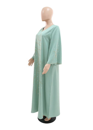 Caftan Eid Elegant Muslim Women Dress Ramadan Party Dubai Abaya Turkey Islam Long Evening Dresses Musulmane Elegant Vestidos