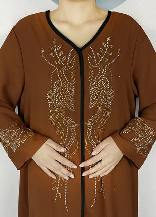 New African Abayas For Women Long Sleeved Chiffon Loose Femme Elegant Robe Dubai Islam Fashion Party Evening Dresses With Scarf