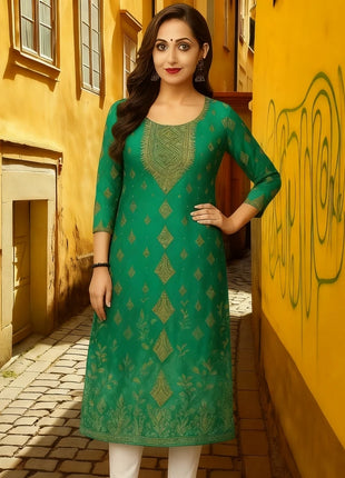 Muslim Kurtta Women Casual Fashion Dress National Style Straight Tube Casual Ethnic Abito Donna Musulmana Slit hem Turkish Abaya