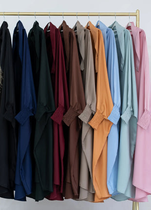 Ramadan Muslim Dress Girls Kids Prayer Garment Hijab Dress  Child Hooded Abaya Full Cover Niqab Islam Dubai Eid Robe 2023 jilbab