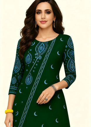 Dress Kurtta Women's Fashionable Long Sleeved Straight Tube Casual Bright Patterns Robe Arabe Robe Traditionnelle Arabe Muslim