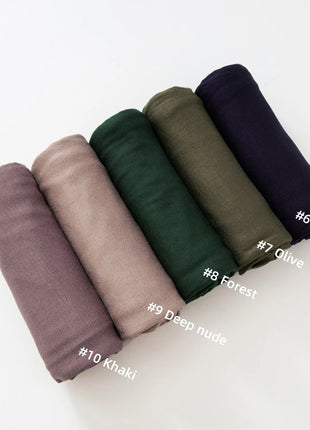 29Colors Cheap Jersey Hijab Scarf Solid Muslim Long Scarves Turban Shawl Elastic Cotton Arab Headscarf Head Wraps Saudi Hijabs