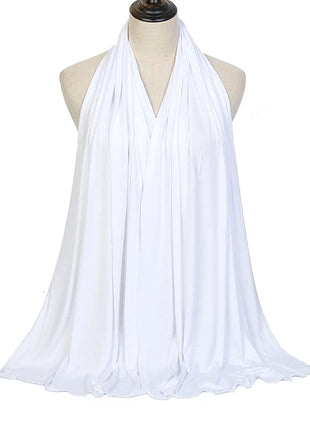 Premium Modal Cotton Jersey Hijab Scarf Muslim Long Shawl Women Plain Soft Turban Tie Head Wraps Africa Female Headband 170x60cm