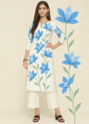 Muslim Women Casual Comfortable Kurt Dress Straight Tube Ethnic All Occasions Such As Birthday Wedding Aidilfitri Abaya