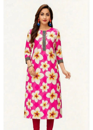 2026 Dress Kurt Women's Fashionable And Elegant Long Sleeved Straight Tube Casual Round Neck Colorful Pattern Noble Skirt