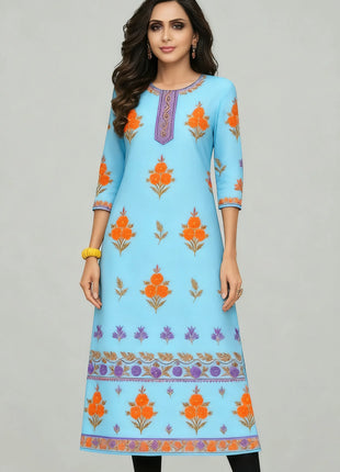 National style Women's Kurtta Casual Fashion Dress Slit hem Kurtta Tube Casual Ethnic Abito Donna Musulmana Girls Prayer Dress