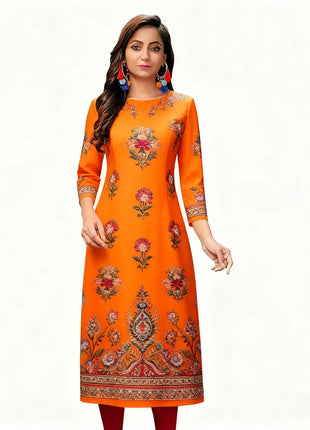 Muslim 2026 Women's Kurt Fashionable And Elegant Straight Tube Casual Kurtta Flowers Pattern Comfortable Dress Slit hem Abaya