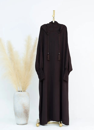 2024 Clothes for Muslim Women Fashion Summer Autumn Muslim Long Sleeve Solid Color Long Abaya Hijab Dress Kaftan Abaya Dubai