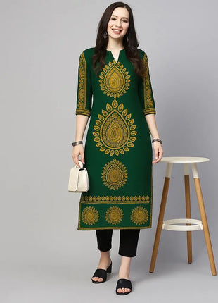 Muslim Kurt Casual Fashion Dress Long Sleeved Straight Tube Casual Ethnic Peacock Abaya Women Muslim Dress Peacock Sleeve Abaya