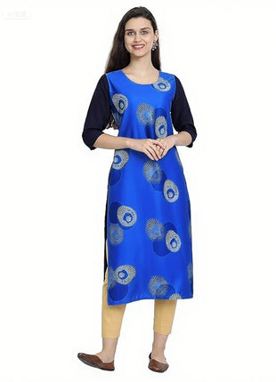 Muslim 2026 Dress Kurt Women's Fashionable And Elegant Slit Hem Straight Tube Casual Modest Dress Dubai Moroccan Kaftan Robe