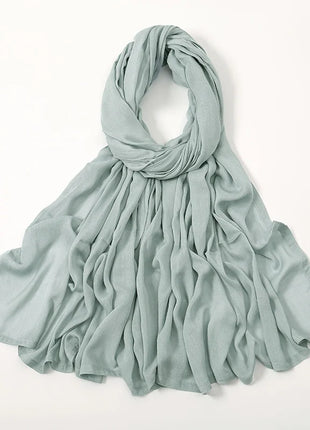 Fashion Modal Hijab Rayon Cotton Shawls Muslim Hijabs For Women Plain Scarf Big Size Headscarf Islamic Turban Headband 190*85cm