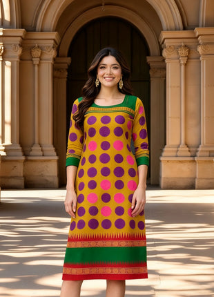 2026 Muslim Women's Casual Fashionable  Kurt Dress Straight Tube Ethnic Slit hem Takchita Dress Abaya Robe Longue National style