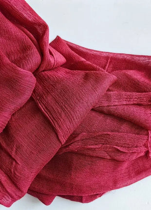 61 Colors Soft Cotton Viscose Scarf Rayon Material Muslim Hijab Mid Eastern Plain Solid Color Headscarf With Tassel