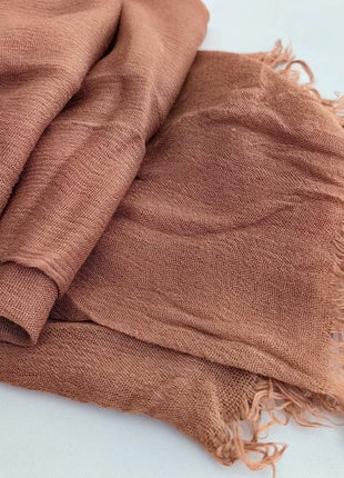 61 Colors Soft Cotton Viscose Scarf Rayon Material Muslim Hijab Mid Eastern Plain Solid Color Headscarf With Tassel