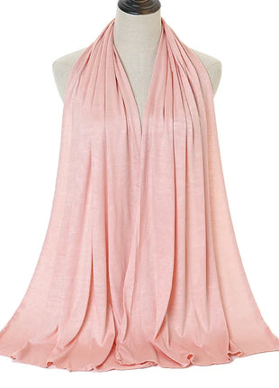 Premium Modal Cotton Jersey Hijab Scarf Muslim Long Shawl Women Plain Soft Turban Tie Head Wraps Africa Female Headband 170x60cm