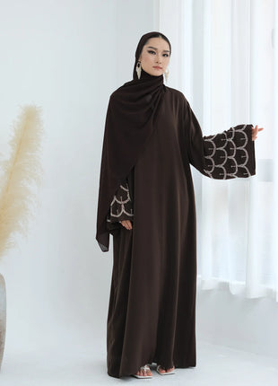 2025 Middle Eastern Islam Outfit for Muslim Women Luxury Dubai Modest Abaya Dress Eid Arabic Cardigan Plain Turkey Kaftan Robe