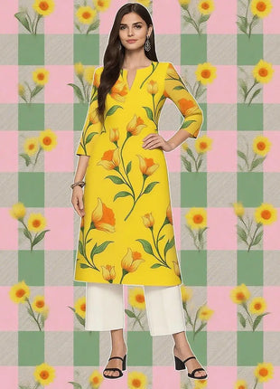Muslim Kurtta Women's Casual Fashion Dress Long Sleeved Straight Tube Casual Ethnic Flower Abaya Musulmane Modest Dress