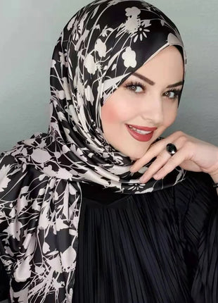 Islamic Scarf Women Luxury Blue Chiffon Hijab Abaya Hijabs For Woman Abayas Jersey Muslim Dress Turbans Head Instant Head Wrap