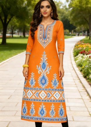 Muslim Women Kurt Casual Dress Middle Eastern Straight Casual Ethnic Flower Mandarin National Style Caftan Marocain Femme