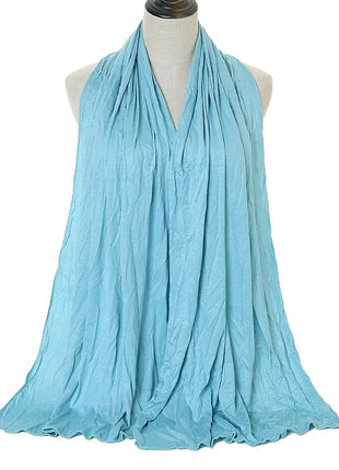 Premium Modal Cotton Jersey Hijab Scarf Muslim Long Shawl Women Plain Soft Turban Tie Head Wraps Africa Female Headband 170x60cm