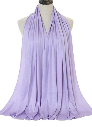 Premium Modal Cotton Jersey Hijab Scarf Muslim Long Shawl Women Plain Soft Turban Tie Head Wraps Africa Female Headband 170x60cm