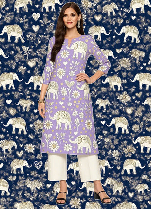 Muslim Women Kurt Casual Dress Long Sleeve Straight Casual Ethnic Flower Mandarin O-Neck Round Regular Size 3D Design Suitable
