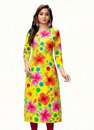 Muslim Kurtta Women's Casual Fashion Dress National Style Straight Tube Casual Turkish Abaya Robe Arabe Femme Modest Slit hem