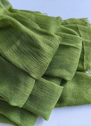 61 Colors Soft Cotton Viscose Scarf Rayon Material Muslim Hijab Mid Eastern Plain Solid Color Headscarf With Tassel