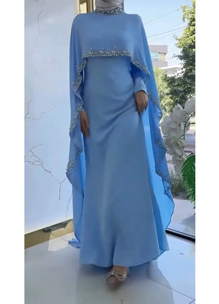 Eid women Dress abaya muslim Ramadan Jalabiya Embroidery Party Dresses Dubai Long Robe Morocco Kaftan Islam Vestidos Largos 2025