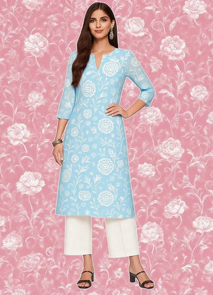 Muslim 2026 Dress Kurt Women's Fashionable And Elegant Long Sleeved Straight Tube Casual Round Neck Colorful Pattern Noble Skirt