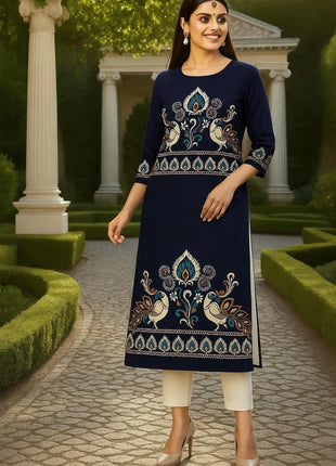 Muslim 2026 Women Kurt Casual Dress Slit hem Straight Casual Ethnic Turkish Abaya Mandarin Regular Size 3D Design Suitable