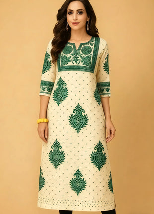 Muslim Kurt Women's Casual Fashion Dress National style Straight Tube Casual Ethnic Flower Kaftan Moroccan Women Robe