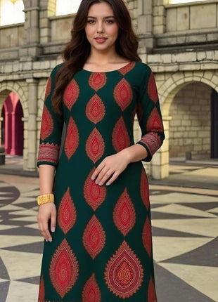 Muslim Dress Kurt Women's Fashionable Slit hem Straight Tube Casual Elephant Women Dress Turkish Abaya Abito Donna Musulmana