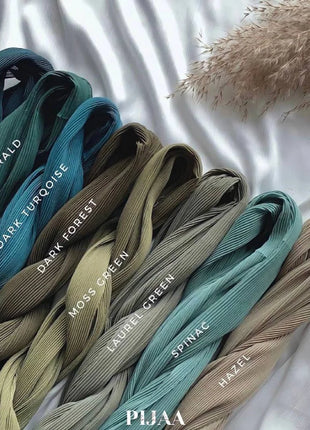 Big Size Pleated Chiffon Hijab Scarf for Muslim Women Turban Pashmina Shawls and Scarves Women Bandana Headband Hijabs Headscarf