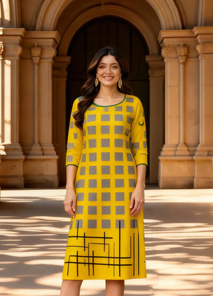 Muslim Kurt Women Casual Fashion Dress Peacock Straight Tube Casual Ethnic Flowers National Style Abito Donna Musulmana