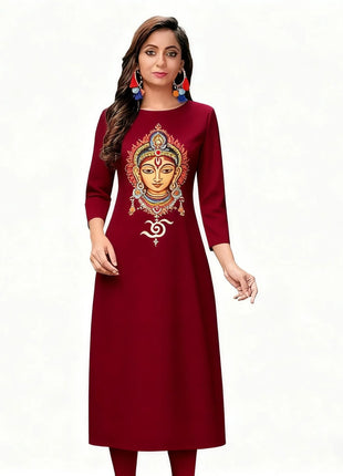 Muslim 2026 Women's Kurt Fashionable And Elegant Straight Tube Casual Kurtta Flowers Pattern Comfortable Dress Slit hem Abaya