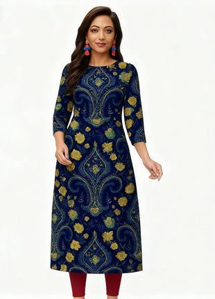 Muslim 2026 Dress Kurt Women's Fashionable And Elegant Slit Hem Straight Tube Casual Modest Dress Dubai Abito Donna Musulmana