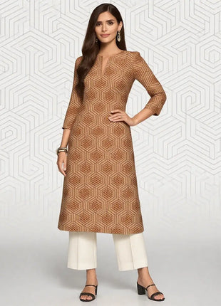 Muslim Dress Kurt women's Fashionable And Elegant Long Sleeved Straight Tube Casual Round Neck Peacock Pattern Noble Skirt 2026