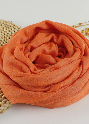 Muslim Cotton Linen Hijabs For Women Scarf Thin Plain Shawls Femme Musulman Soft Viscose Rayon Headscarf Islamic Turban Headband