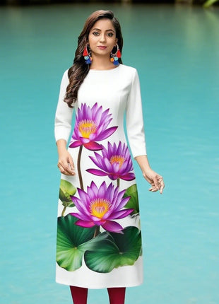 Muslim Kurtta Women's Fashionable And Comfortable Kurt Dress Straight Tube Abays Dubai Luxury Robe Traditionnelle Arabe