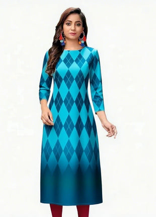 Muslim Dress Kurt Women Fashionable Elegant Straight Tube Casual Slit hem Color Elephant Pattern Tenue De Priere Femme Musulmane