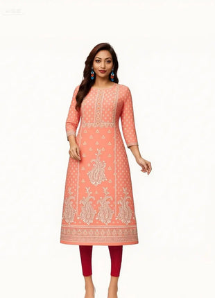 Muslim Kurtta Women's Fashion Comfortable Dress Straight Tube Ethnic Vestiti Marocchini Donna Abito Donna Musulmana Slit hem