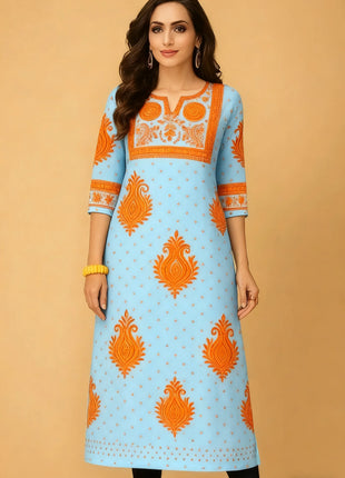 Muslim Flowers Kurt Christmas Women's Casual Fashion Comfortable Dress Long Sleeve Straight Tube Casual Ethnic Arabian Dress