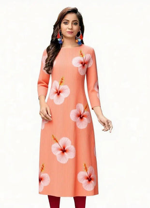 Muslim Women's Casual Fashionable  Kurt Straight Tube Ethnic Slit hem Takchita Dress Abito Donna Musulmana Girls Prayer Dress