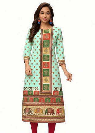 Muslim 2026 Dress Kurtta Women Fashionable And Elegant National Style Straight Tube Casual Slit hem Abito Donna Musulmana