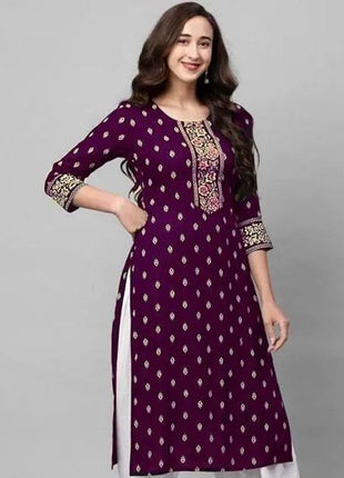 Muslim Kurt Women's Fashion Comfortable Dress Straight Tube Ethnic Vestiti Marocchini Donna Caftan Dress Moroccan Abaya Slit hem