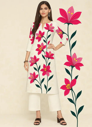 Muslim Women Casual Comfortable Kurt Dress Straight Tube Ethnic All Occasions Such As Birthday Wedding Aidilfitri Abaya