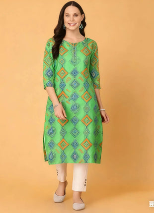 National style Kurt Women's Fashion Comfortable Slit hem Straight Casual Ethnic Flowers Pattern Robe Abito Donna Musulmana