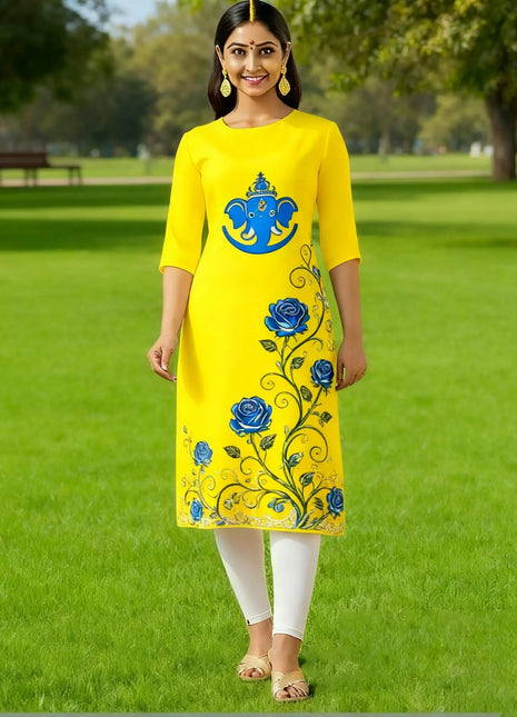 Muslim Dress Kurtta Women Fashionable Elegant National Style Straight Tube Slit hem Abito Donna Islamic Clothing For Women