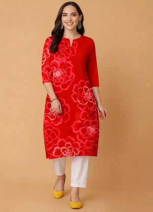 Muslim Kurtta Women's Casual Fashion Dress National style Straight Tube Casual Ethnic Flower Kaftan Moroccan Women Robe